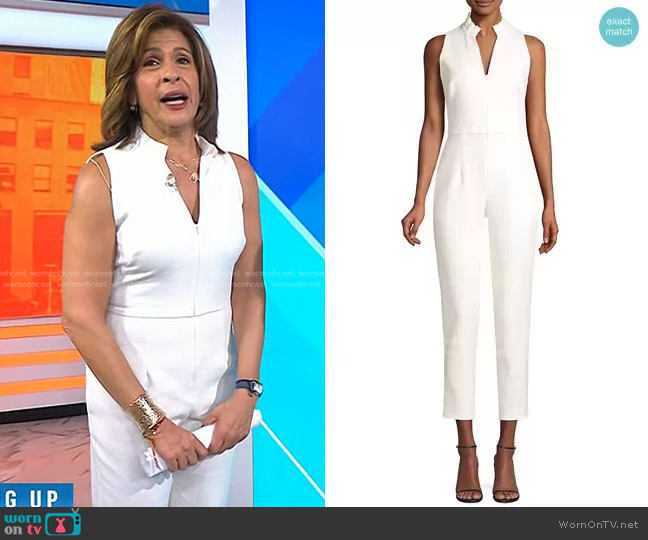 WornOnTV: Hoda’s white sleeveless jumpsuit on Today | Hoda Kotb ...