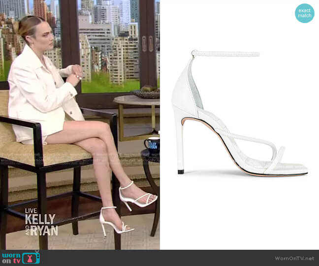 Schutz Gaiah Sandal worn by Cara Delevingne on Live with Kelly and Mark