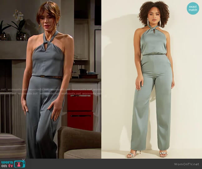 Guess Eco Gisselle Jumpsuit worn by Taylor Hayes (Krista Allen) on The Bold and the Beautiful