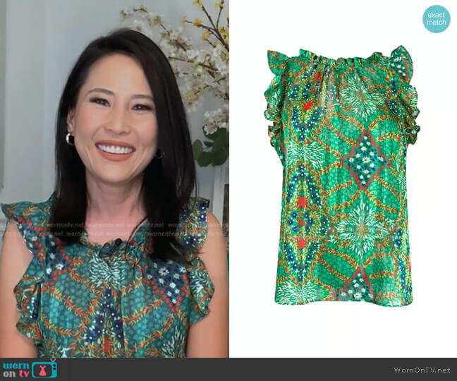 Haby Top by Ba&Sh worn by Vicky Nguyen on Today