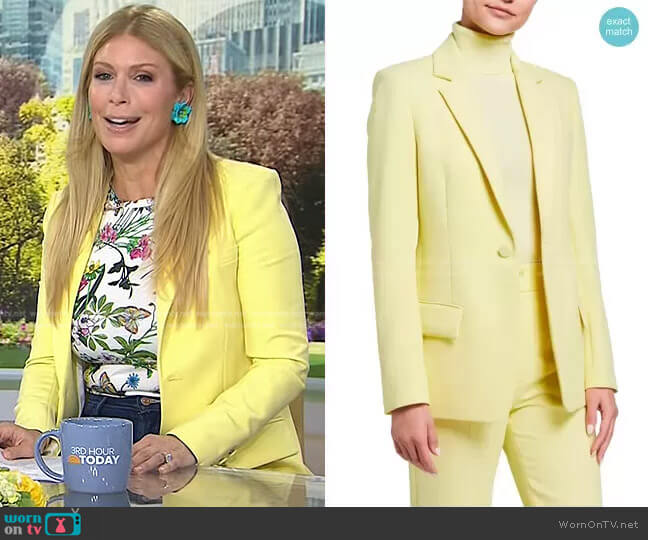 A.L.C. Lyndon Single-Button Jacket worn by Jill Martin on Today