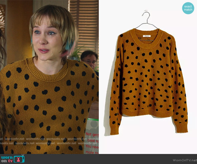 Painted Spots Pullover Sweater by Madewell