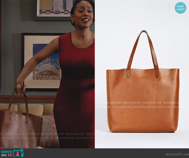 Madewell The Transport Tote worn by Lola Carmichael (Simone Missick) on All Rise