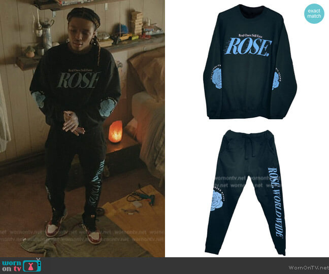 ROSE Rose Hockey Suit worn by Jake (Michael Epps) on The Chi