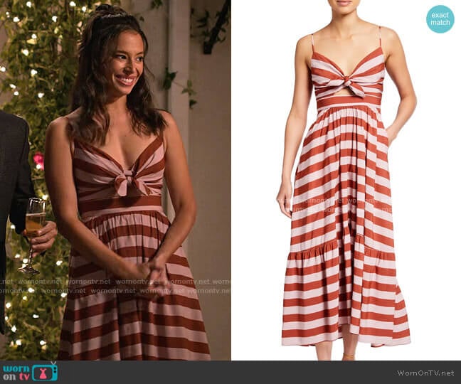 A.L.C. Laurel Dress worn by Jessie (Chloe Bridges) on Maggie