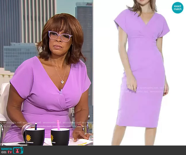 WornOnTV: Gayle King’s lilac dress on CBS Mornings | Gayle King ...