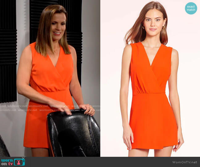 Amanda Uprichard Isler Romper in Serrano worn by Chelsea Lawson (Melissa Claire Egan) on The Young and the Restless