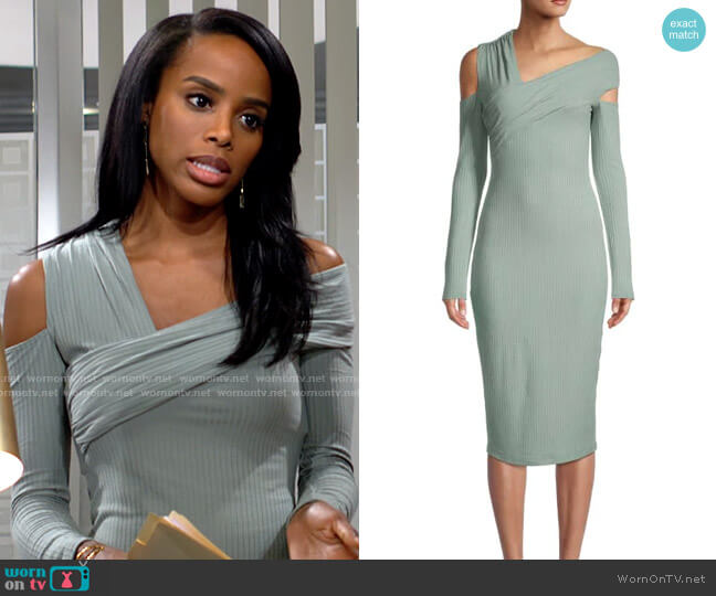 Bailey 44 Doreen Dress worn by Imani Benedict (Leigh-Ann Rose) on The Young and the Restless