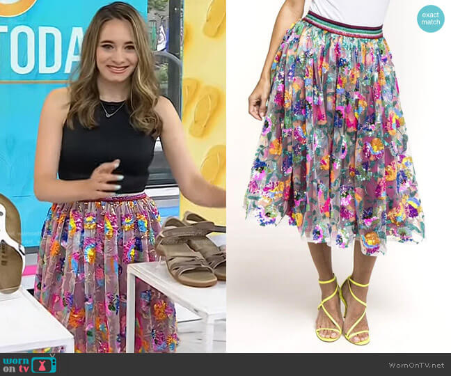 Bitsy Stonekings The Talulah Skirt worn by Lexie Sachs on Today