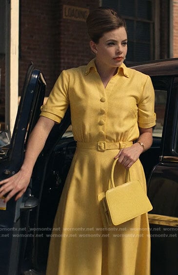 Coby’s yellow shirtdress on American Horror Stories