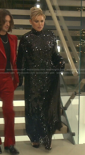 Diana’s black sequin gown on The Real Housewives of Beverly Hills