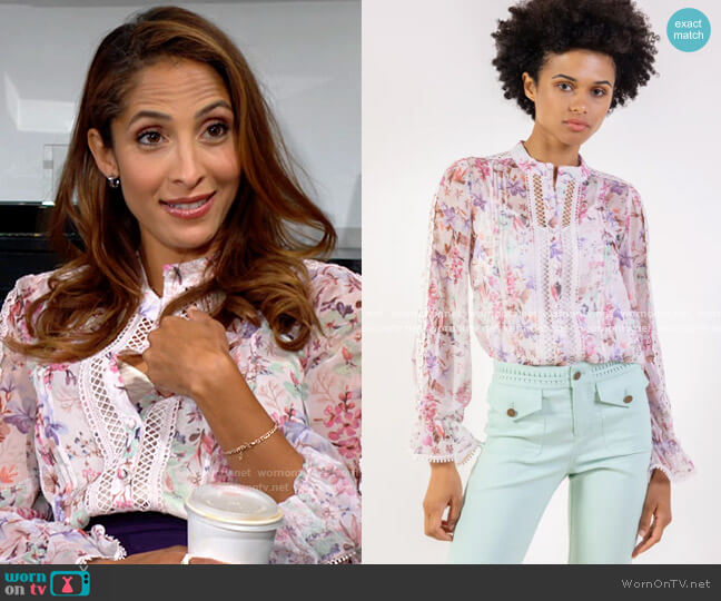 Dream Catcher Rosa Top worn by Lily Winters (Christel Khalil) on The Young and the Restless