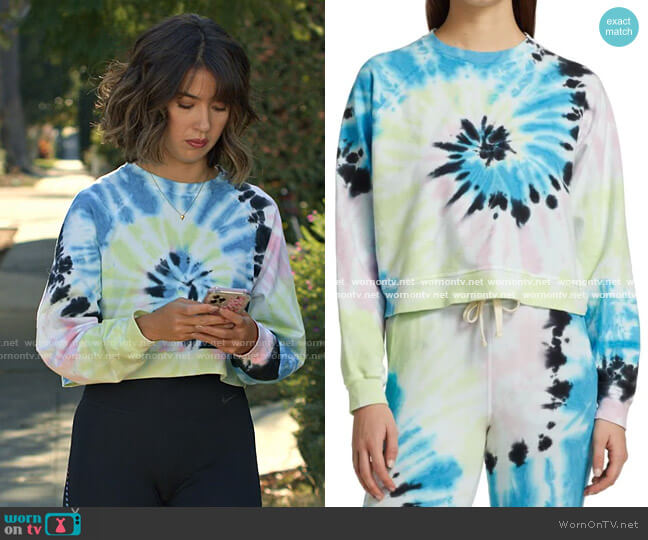 Electric & Rose Ronan Wave Pullover worn by Louise (Nichole Sakura) on Maggie