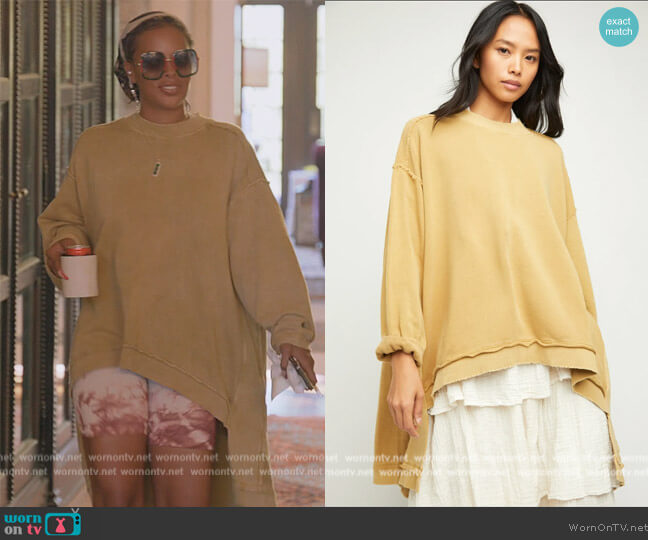Iggy Pullover by Free People worn by Eva Marcille Sterling on The Real Housewives Ultimate Girls Trip