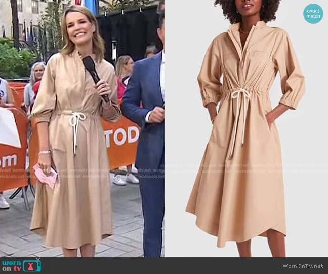 G. Label Caley Anorak Dress worn by Savannah Guthrie on Today