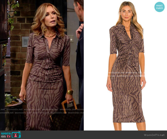 Hansen + Gretel Valencia Dress worn by Lauren Fenmore (Tracey Bregman) on The Young and the Restless