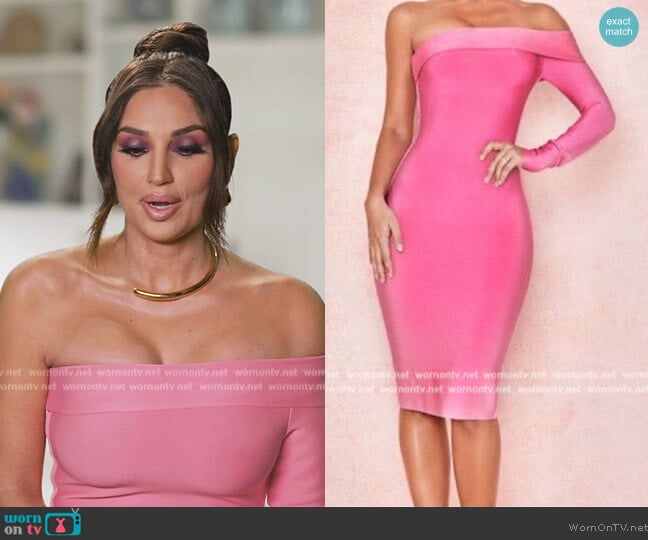 House of CB Nadine Dress worn by Leva Bonaparte on Southern Charm