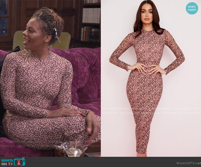 House of CB Hailey Dress worn by Eva Marcille Sterling on The Real Housewives Ultimate Girls Trip