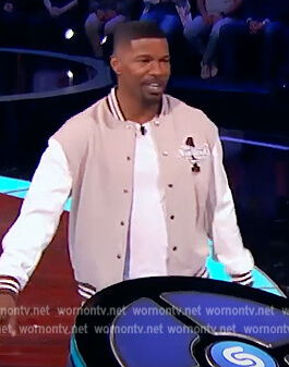 jamie’s patch bomber jacket on Beat Shazam