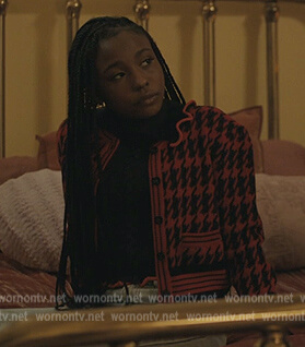 Jemma’s houndstooth jacket on The Chi