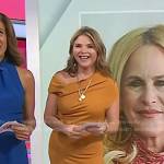 Jenna’s orange one off-shoulder dress on Today