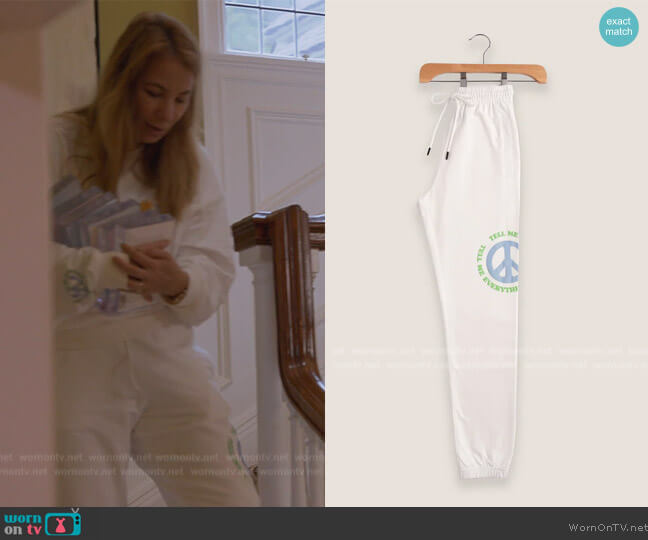Jill and Ally Home Drawstring Pants worn by Jill Zarin on The Real Housewives Ultimate Girls Trip