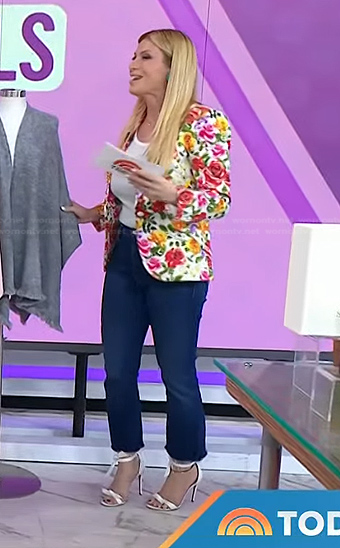 Jill’s floral blazer on Today
