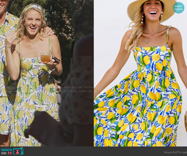Kenny Flowers The Positano Resort Dress worn by Taylor Ann Green on Southern Charm