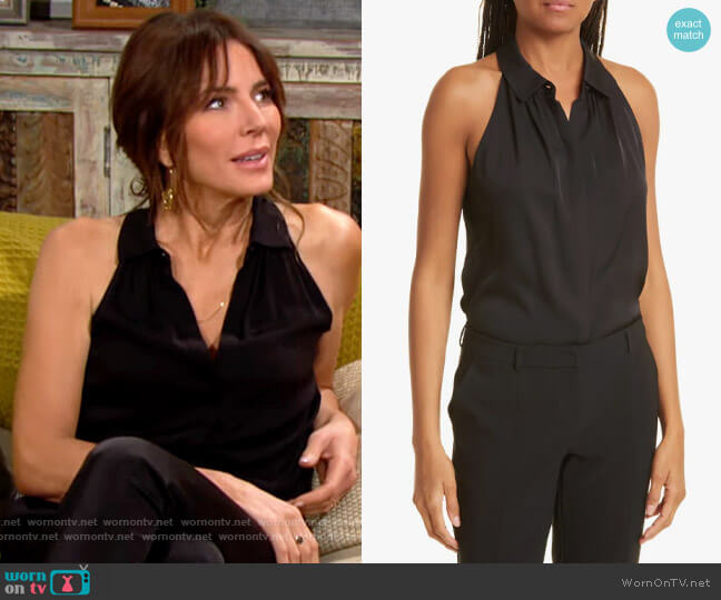Kobi Halperin Kristin Blouse worn by Taylor Hayes (Krista Allen) on The Bold and the Beautiful