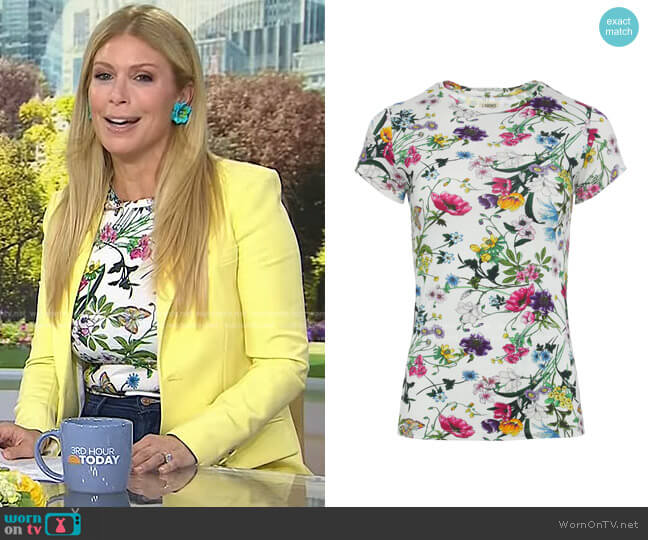 L'Agence Ressi Tee worn by Jill Martin on Today