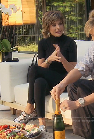 Lisa's crystal loafers on The Real Housewives of Beverly Hills