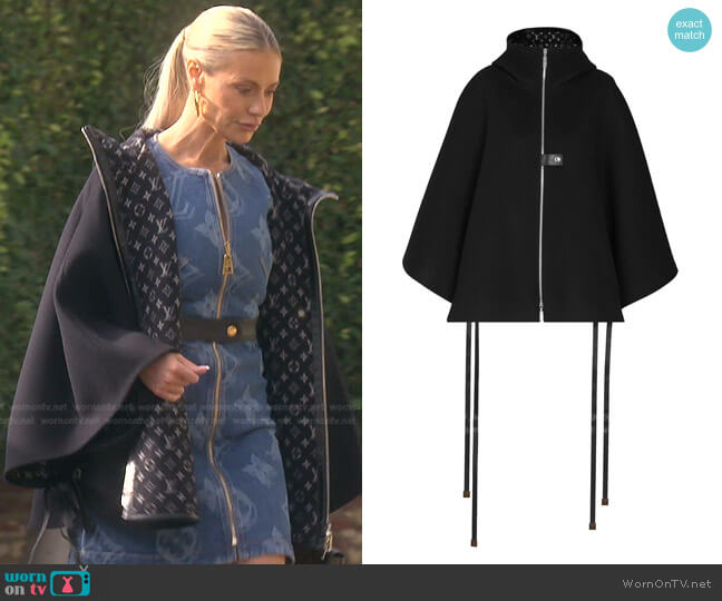 Hooded Cape by Louis Vuitton worn by Dorit Kemsley on The Real Housewives of Beverly Hills