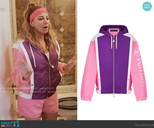 Colorblock Jacket by Louis Vuitton worn by Jill Zarin on The Real Housewives Ultimate Girls Trip