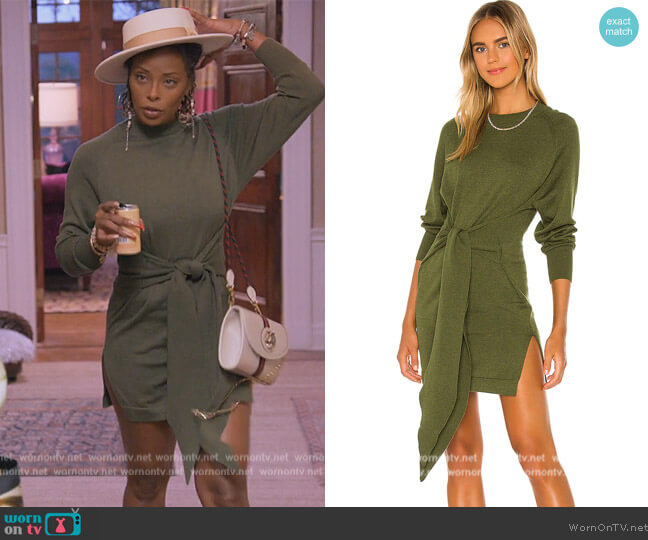 Elana Mini Dress by Lovers and Friends worn by Eva Marcille Sterling on The Real Housewives Ultimate Girls Trip