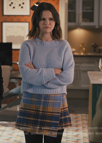 Mabel’s plaid mini skirt on Only Murders in the Building