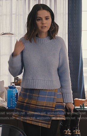 Mabel’s plaid mini skirt on Only Murders in the Building