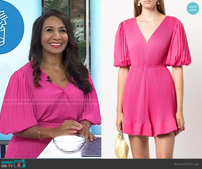 WornOnTV: Dr. Taz Bhatia’s pink pleated dress on Today | Clothes and ...