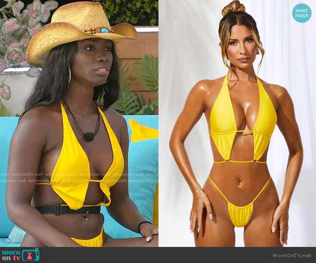 Oh Polly El Cabo Bikini Top worn by Sereniti Springs on Love Island USA