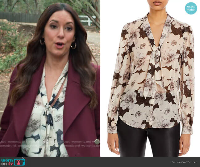 Paige Giada Blouse worn by Amy (Angelique Cabral) on Maggie