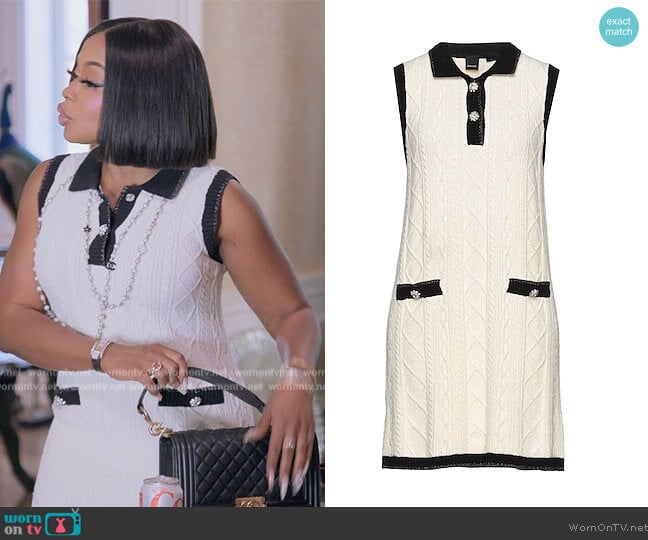 Short Dress by Pinko worn by Phaedra Parks on The Real Housewives Ultimate Girls Trip