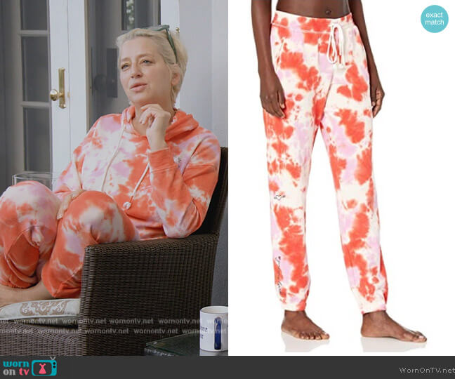 PJ Salvage Daydream Doodles Banded Pant worn by Dorinda Medley on The Real Housewives Ultimate Girls Trip