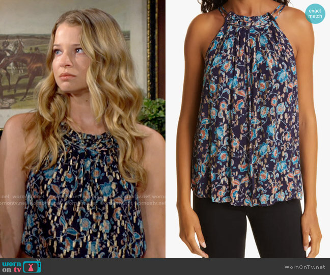 Ramy Brook Kira Top worn by Summer Newman (Allison Lanier) on The Young and the Restless