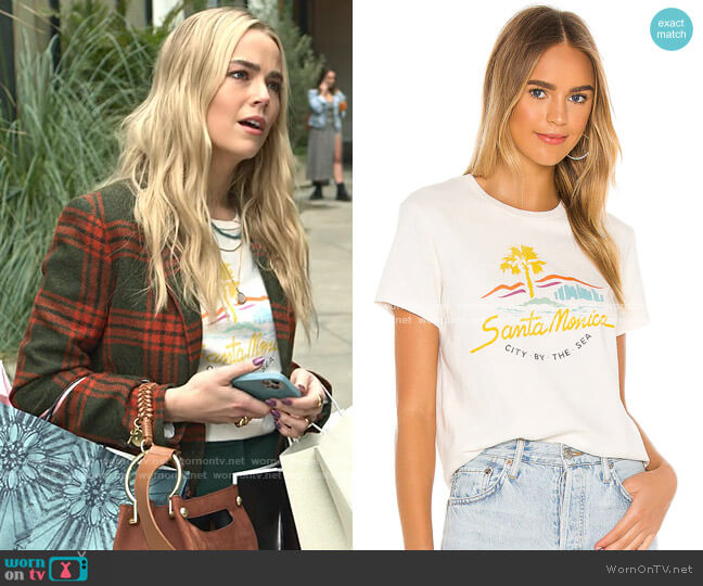 Re/Done 70s Loose Tee City By The Sea worn by Maggie (Rebecca Rittenhouse) on Maggie
