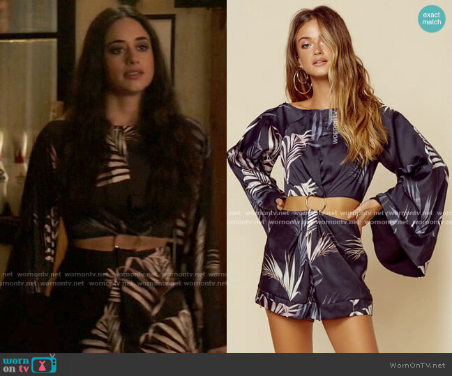 Significant Other Nowhere Romper worn by Liz Ortecho (Jeanine Mason) on Roswell New Mexico