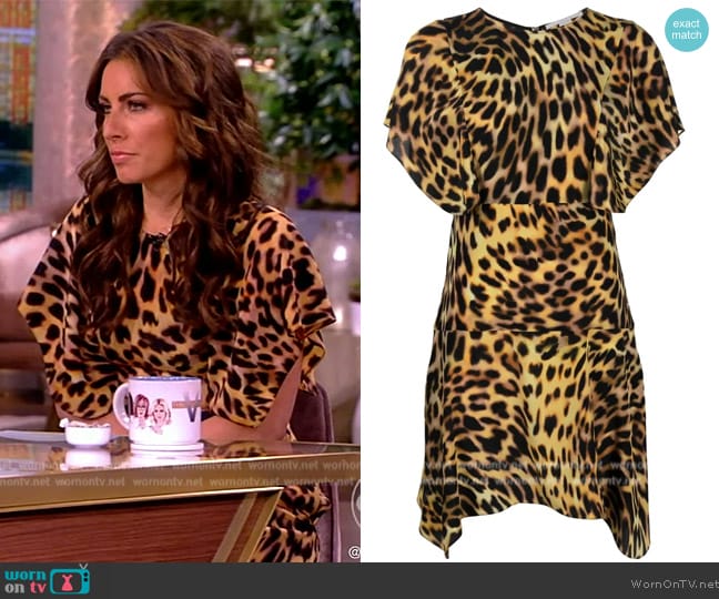 Cheetah Print Minidress by Stella McCartney worn by Alyssa Farah Griffin on The View worn by Alyssa Farah Griffin on The View