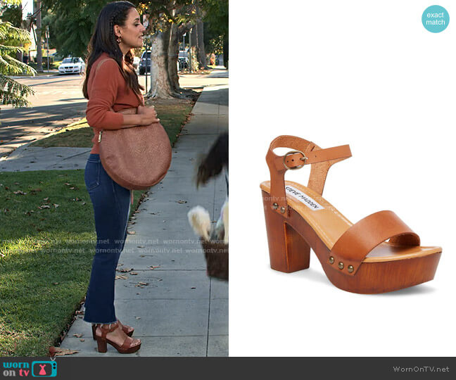 Steve Madden Luna Sandal worn by Amy (Angelique Cabral) on Maggie