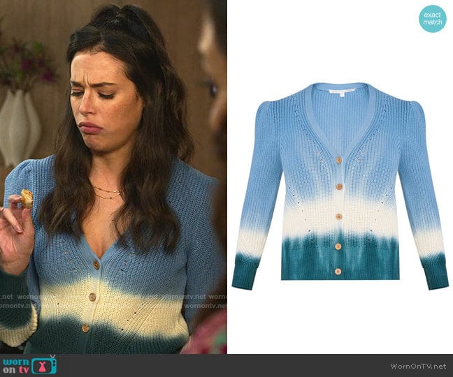 Veronica Beard Parula Cardigan worn by Jessie (Chloe Bridges) on Maggie