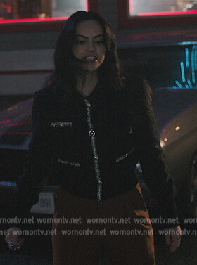 Veronica’s black tweed jacket on Riverdale