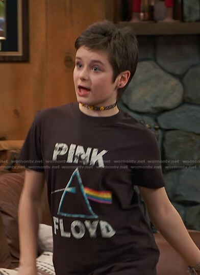 Winnie's Pink Floyd print tee on Bunkd