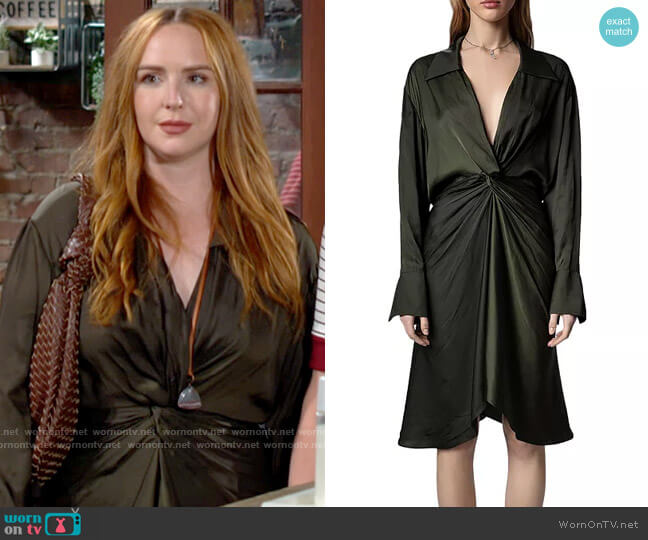 Zadig & Voltaire Rozo Dress worn by Mariah Copeland (Camryn Grimes) on The Young and the Restless